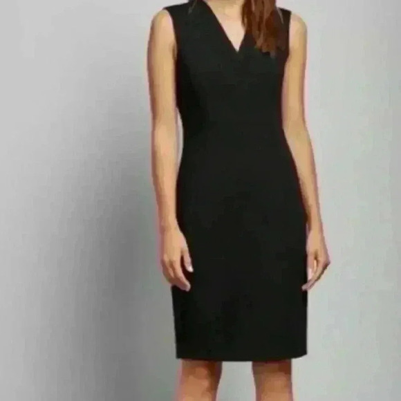 *NWOT* Ted Baker Saloted Wool Blend Sheath Dress - Picture 3 of 12